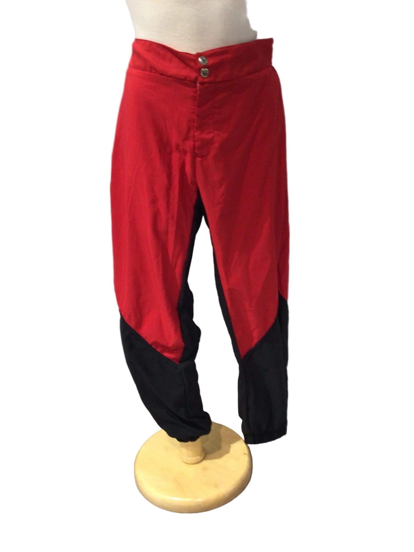 Red and Black Track Pants