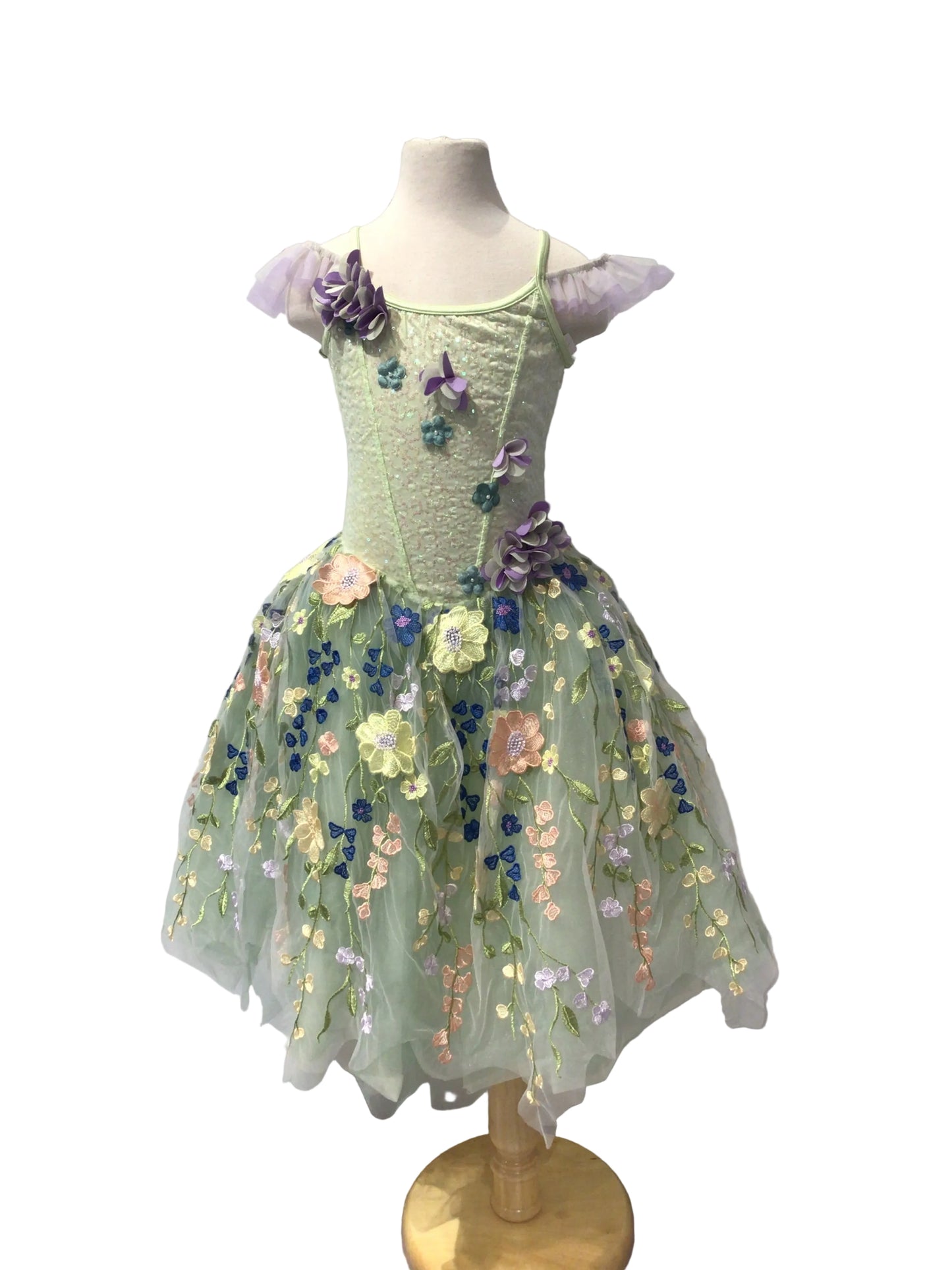 Light Green Flower Tutu