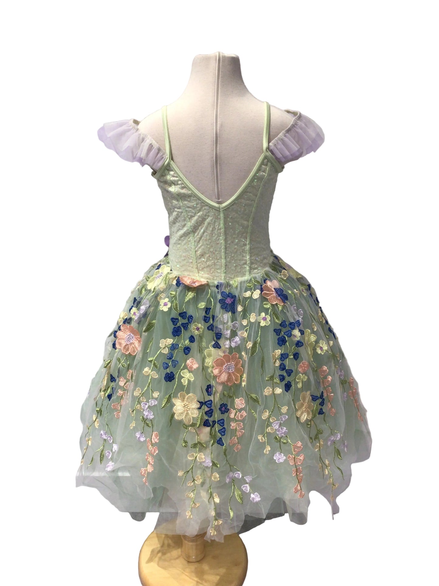 Light Green Flower Tutu