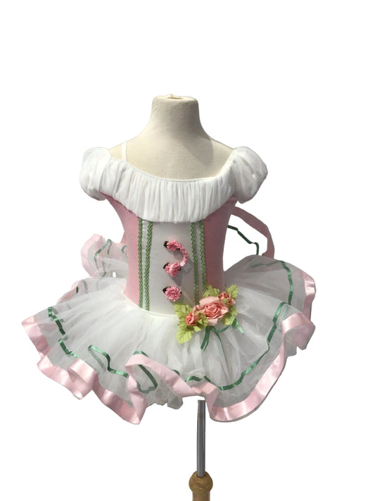Light Pink and Green Velvet Tutu