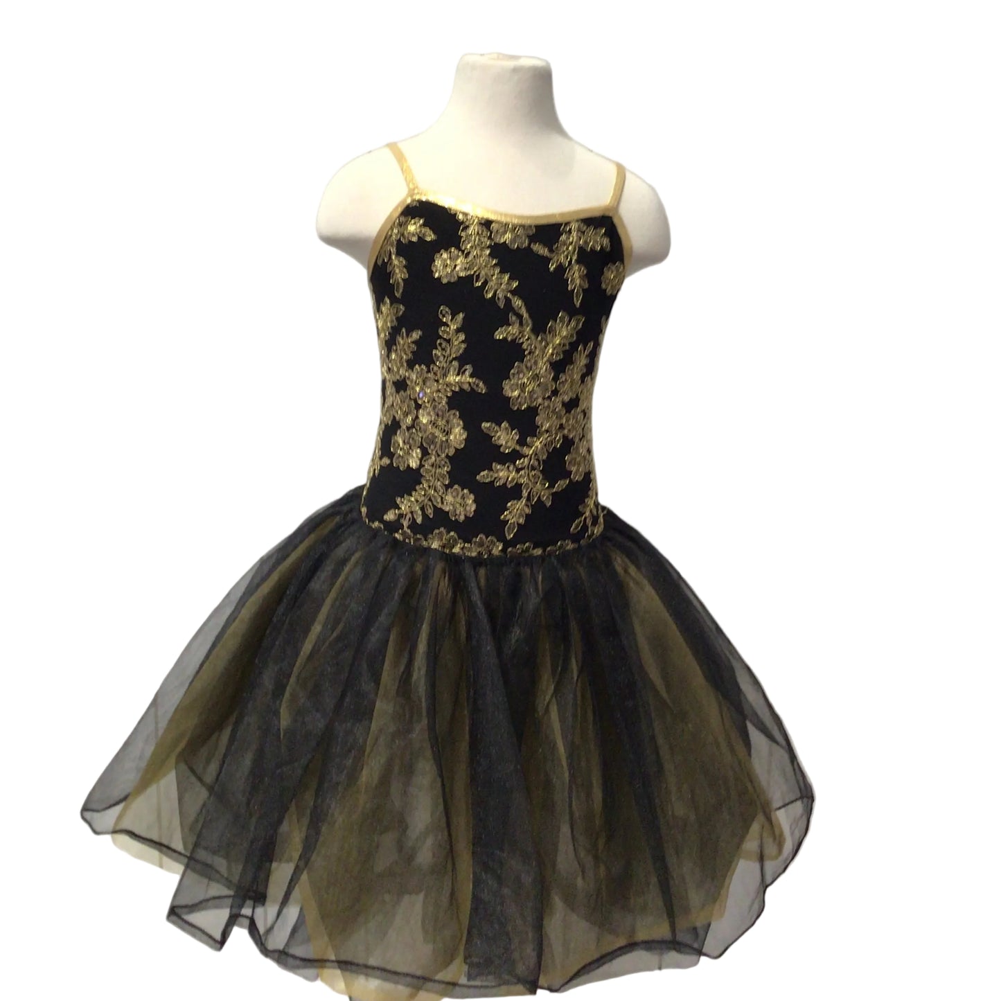 Black and Gold Tutu Ballet