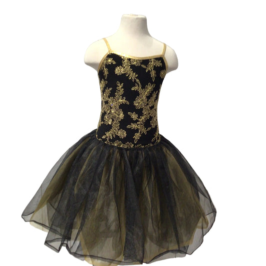 Black and Gold Tutu Ballet