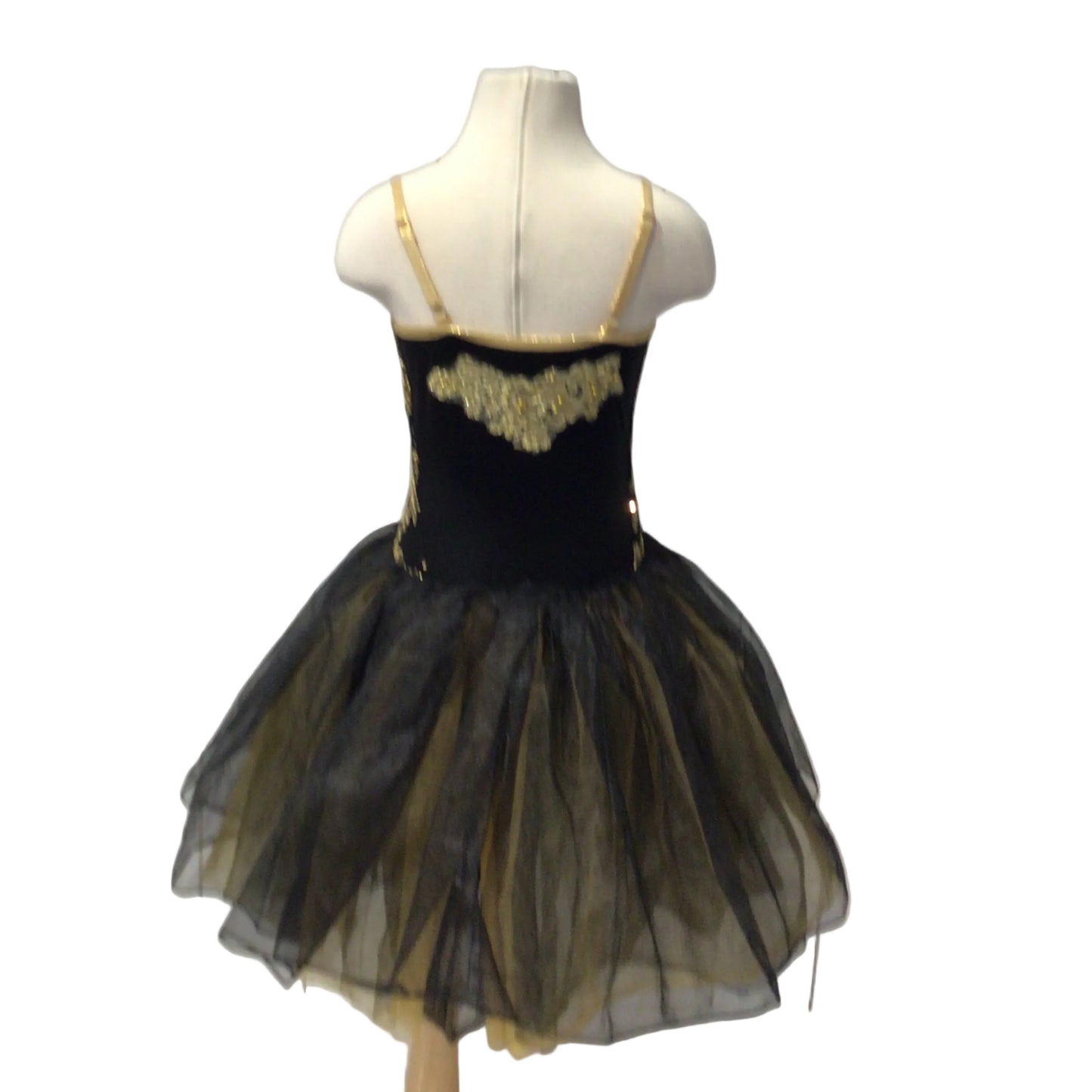 Black and Gold Tutu Ballet
