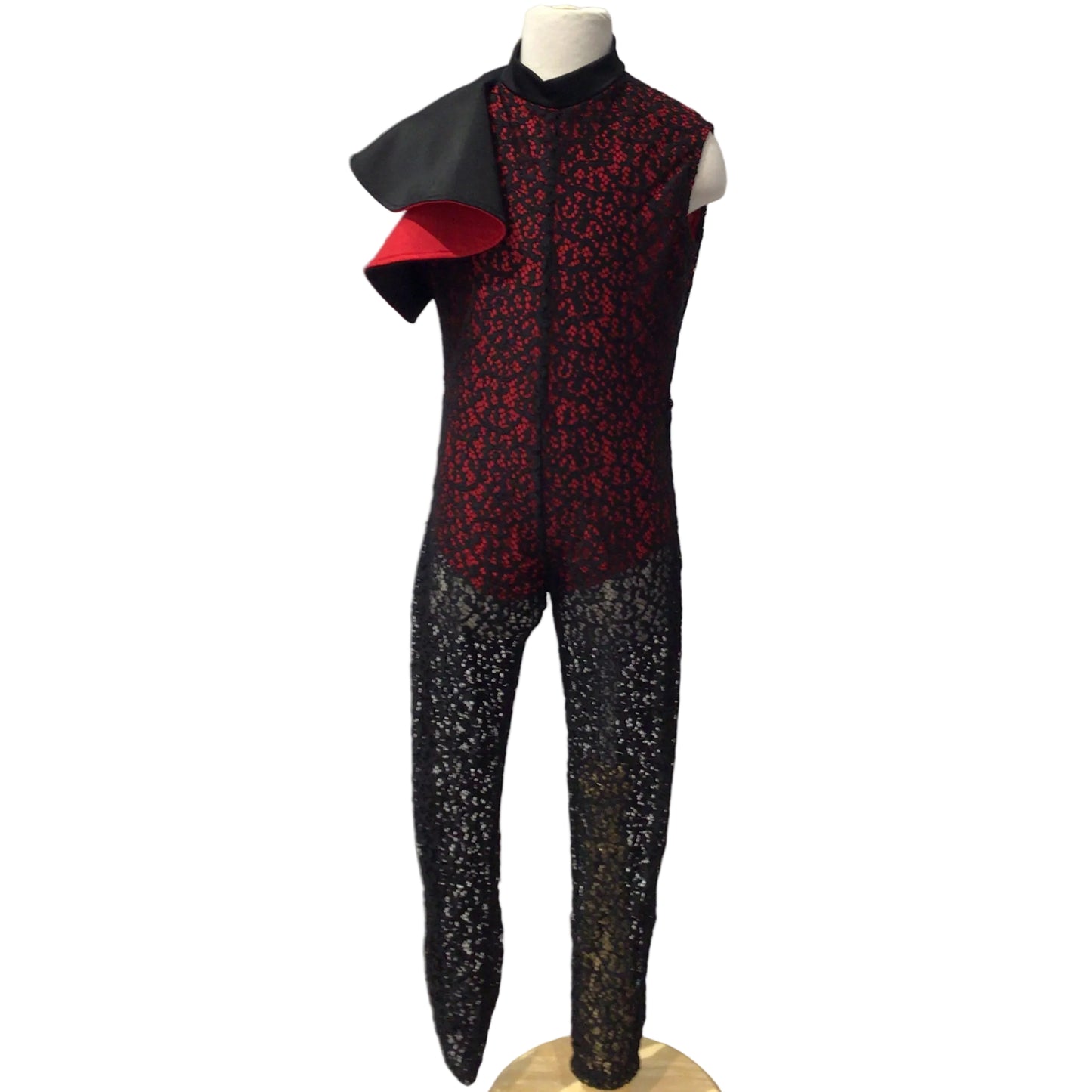 Black and Red Unitard Acro
