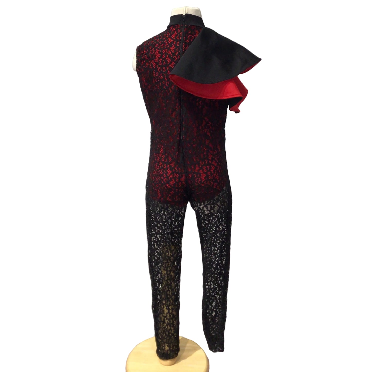 Black and Red Unitard Acro