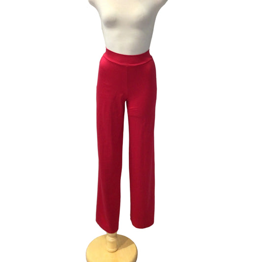 Red Wide Leg Pants