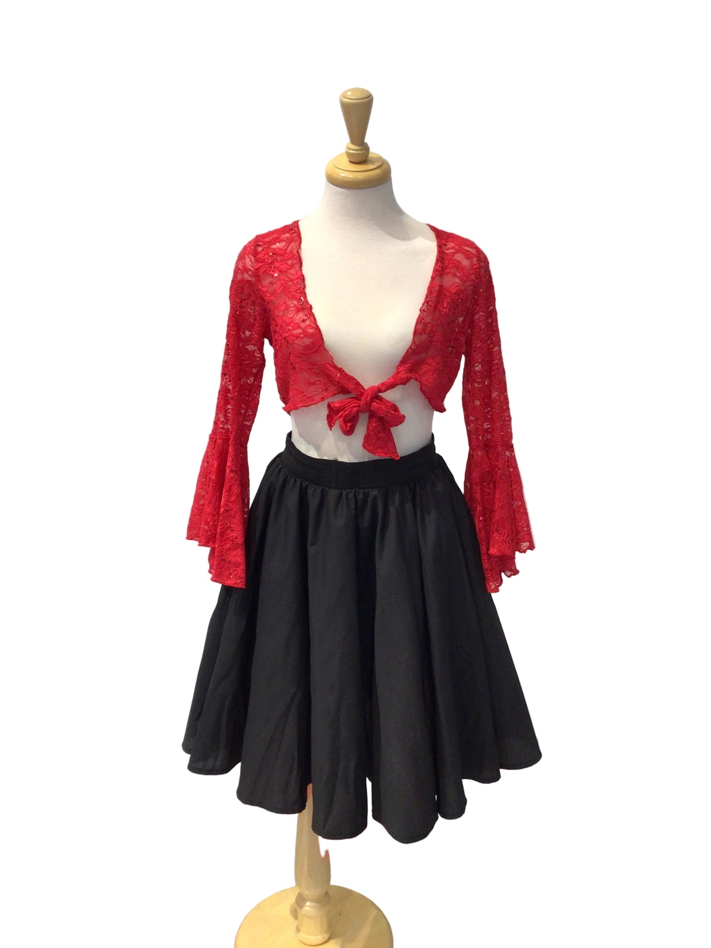 Red and Black Spanish Costume