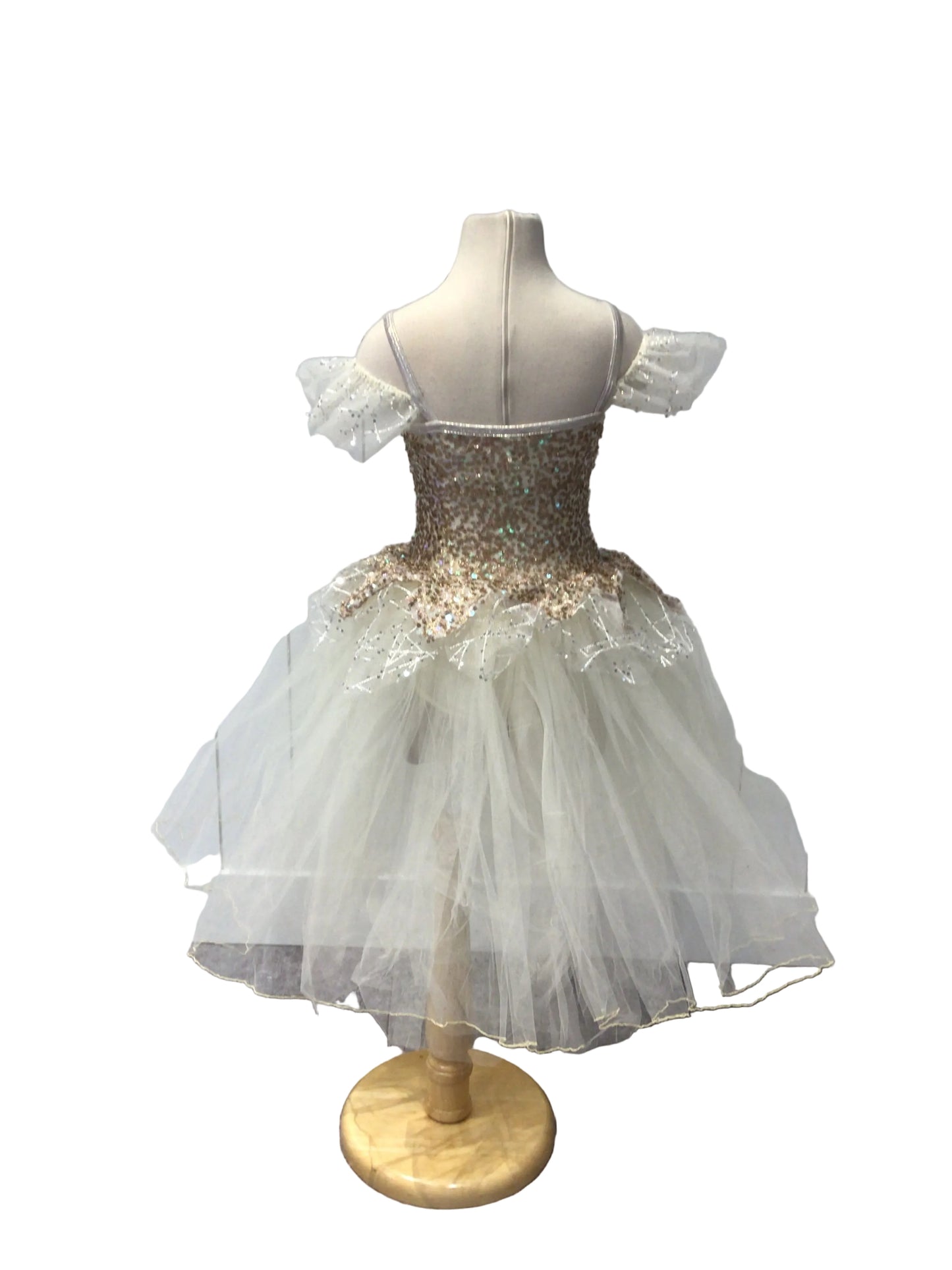 Cream and Gold Romantic Tutu