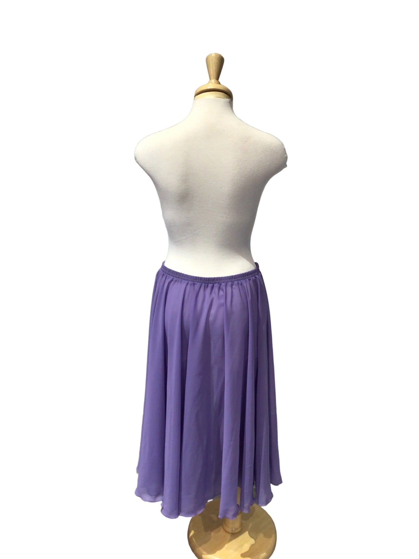 Lilac Long Circle Skirt
