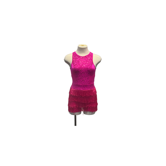 Hot Pink Sequinned Jazz Costume