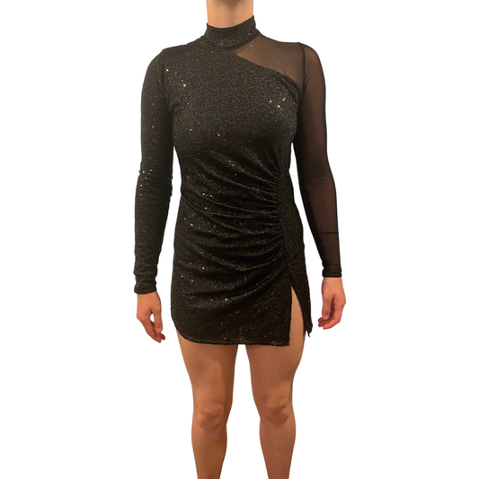 Black Sparkle Jazz Dress