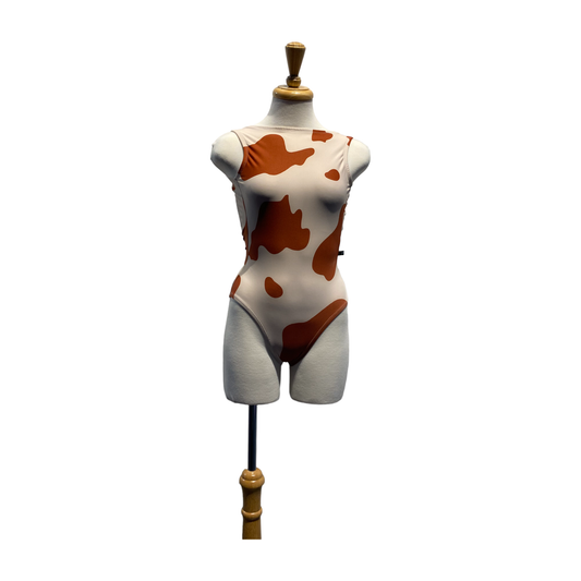 Cow Print Leotard