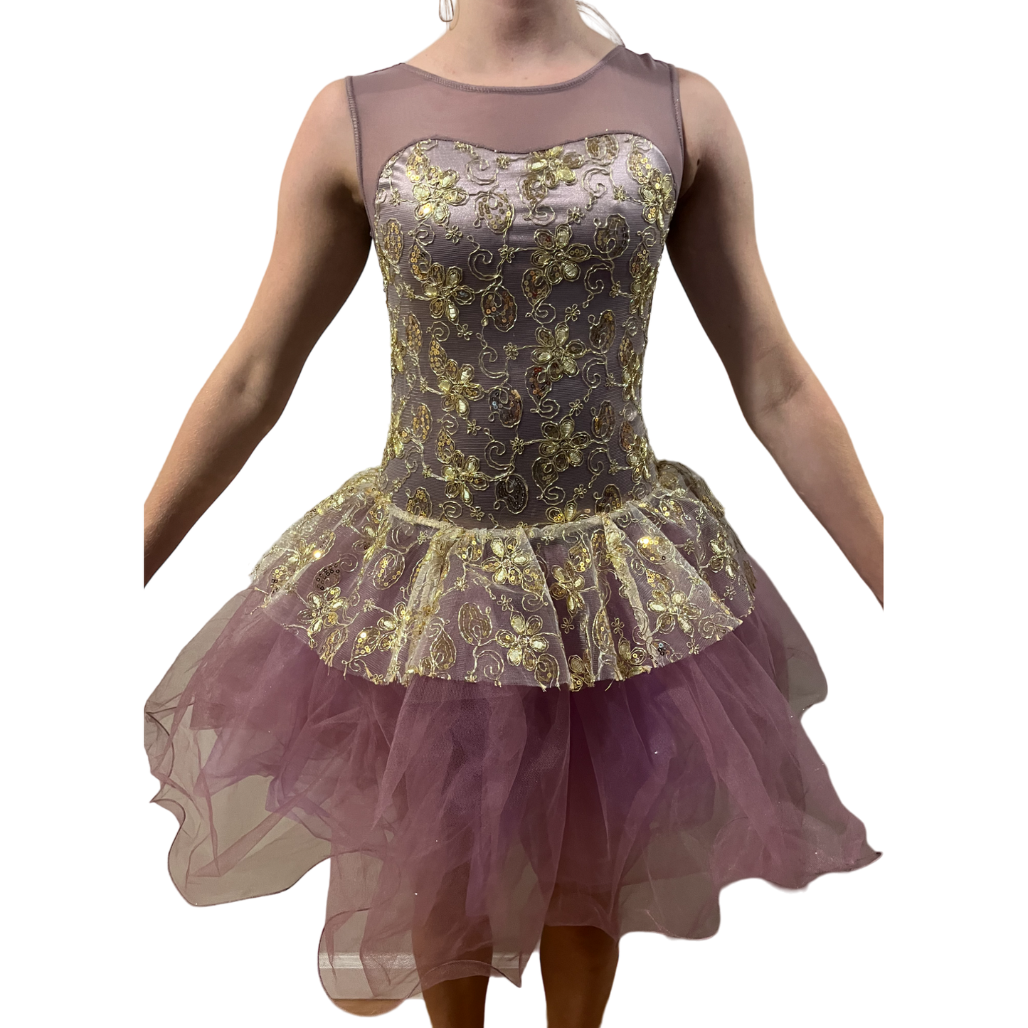 Pink and Gold Romantic Tutu