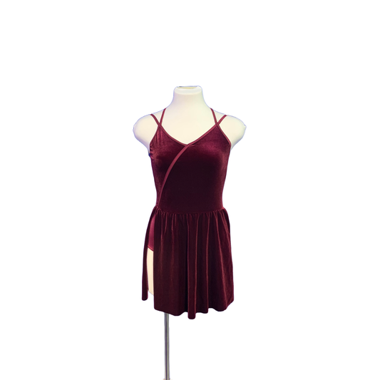 Burgundy Dress- Large Child