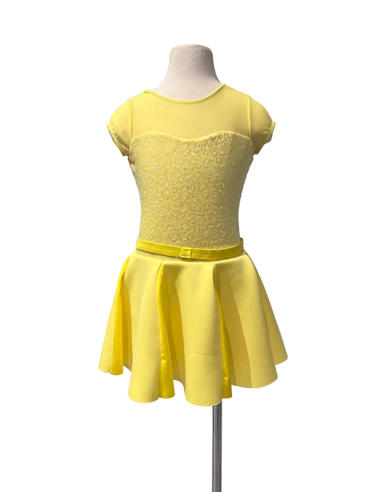 Yellow Sparkly Dress