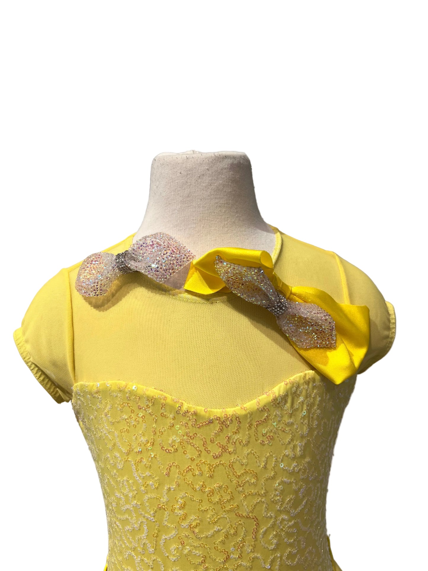 Yellow Sparkly Dress