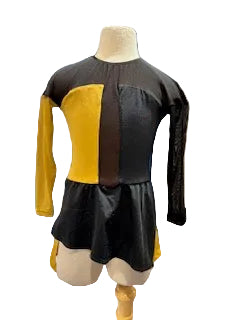 Yellow and Black Long Sleeve Costume