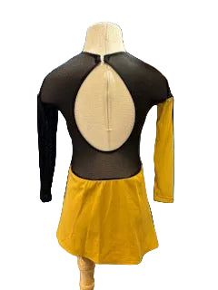 Yellow and Black Long Sleeve Costume