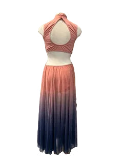 Pink and Navy Gradation Lyrical