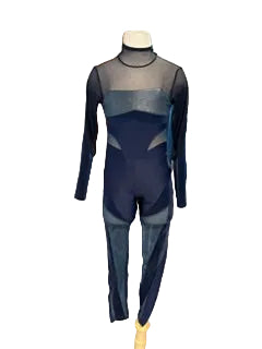 Blue Edgy Unitard