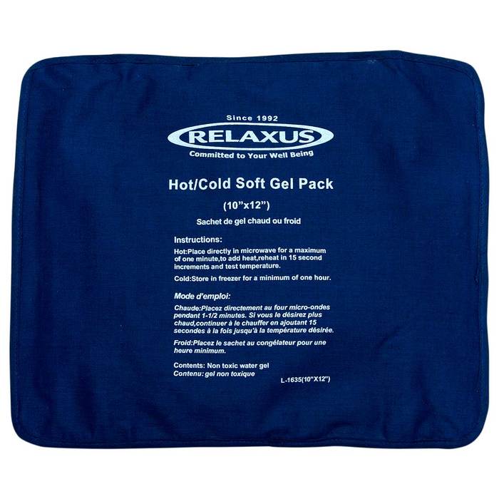 Relaxus Hot/Cold Soft Gel Pack 10"x12"
