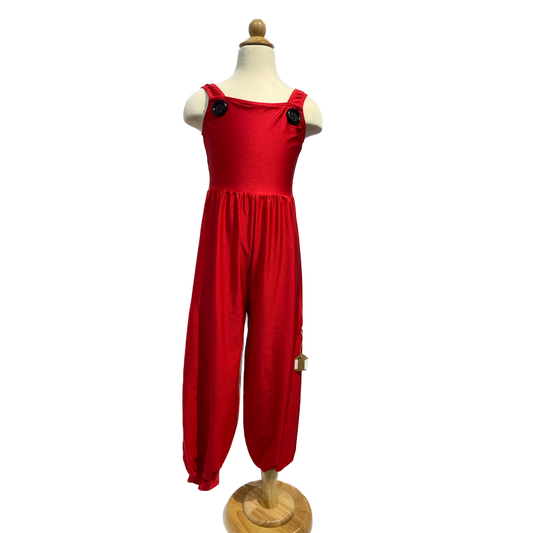 Red jumpsuit