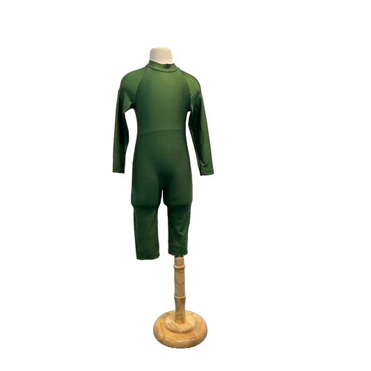 Green long sleeve unitard