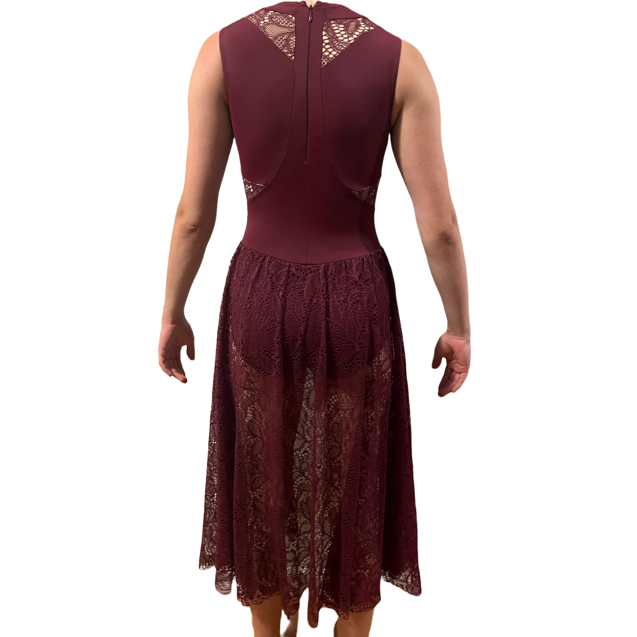 Plum Lace Dress