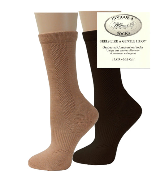 Pillows for Pointe - mid calf Sock -INVIGOR-8™ Contemporary Dance Socks