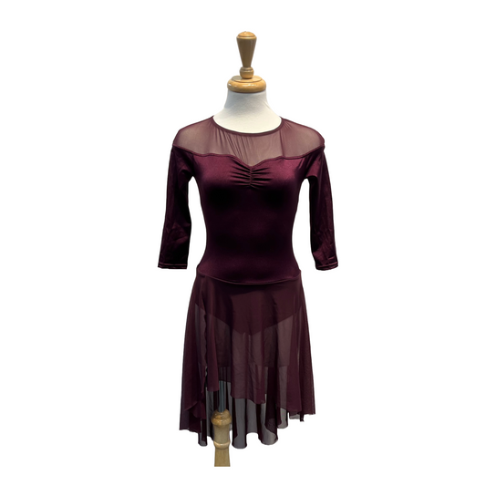 Maroon dress- Lyrical- Small Adult