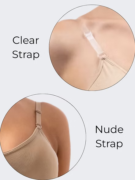 Seamless Clear Back Bra