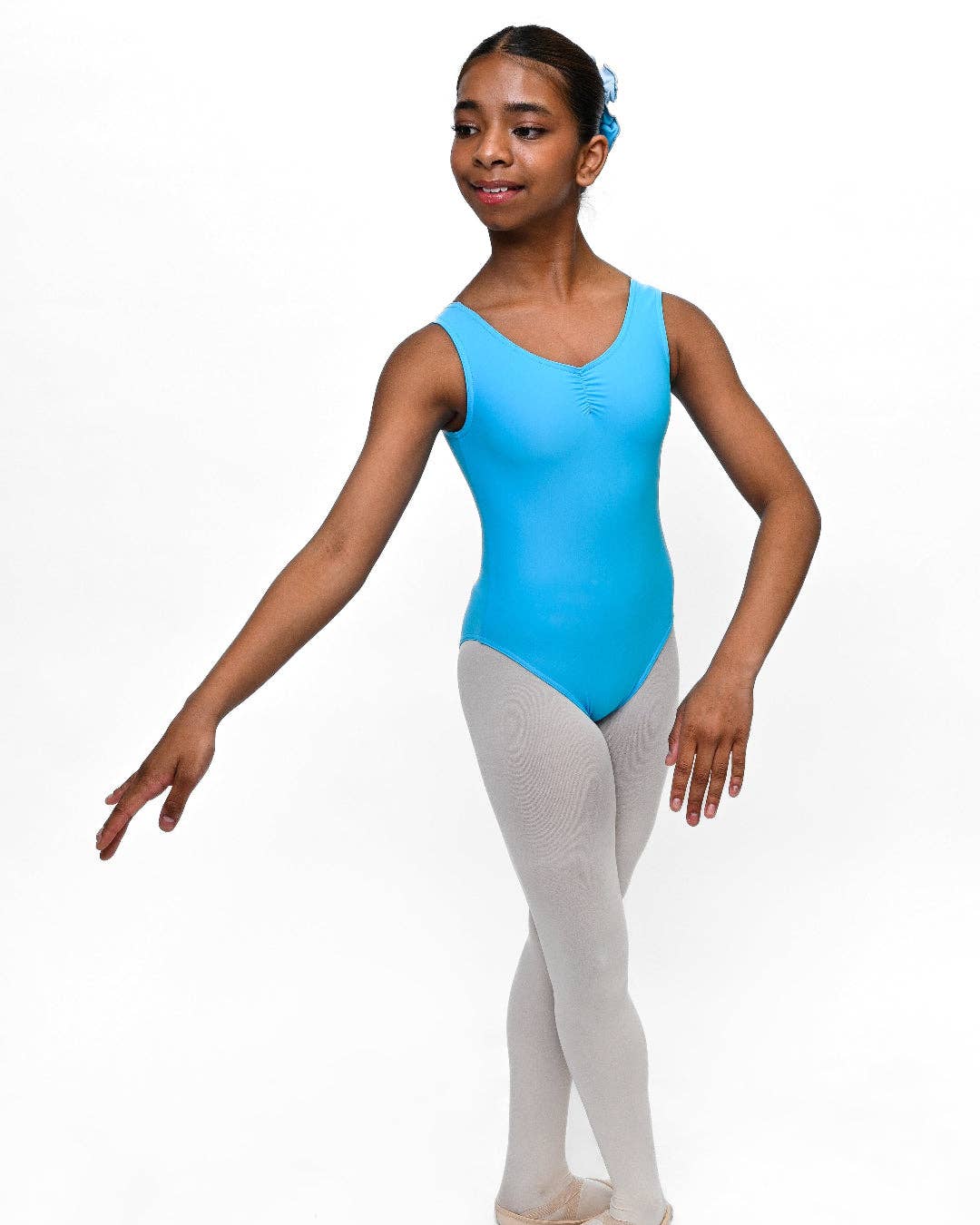 Total Dance - Essential Gathered Front Leotard - High Back
