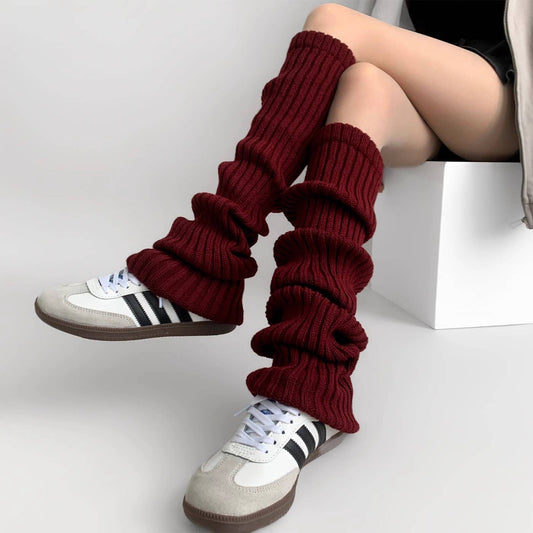 Chunky Ribbed Knit Leg Warmers