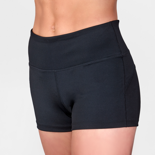 High-Waisted Dance Shorts