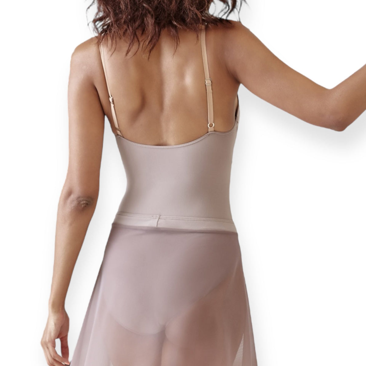 Grishko Charolette Leotard with Straps - Coffee