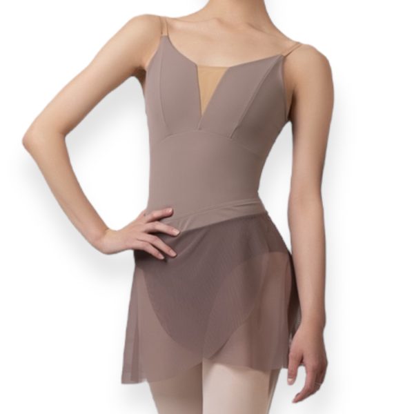 Grishko Charolette Leotard with Straps - Coffee