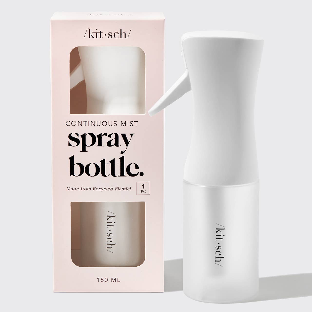 KITSCH - Recycled Plastic Continuous Spray Bottle - White