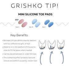 Grishko Mini Silicone Toe Pads