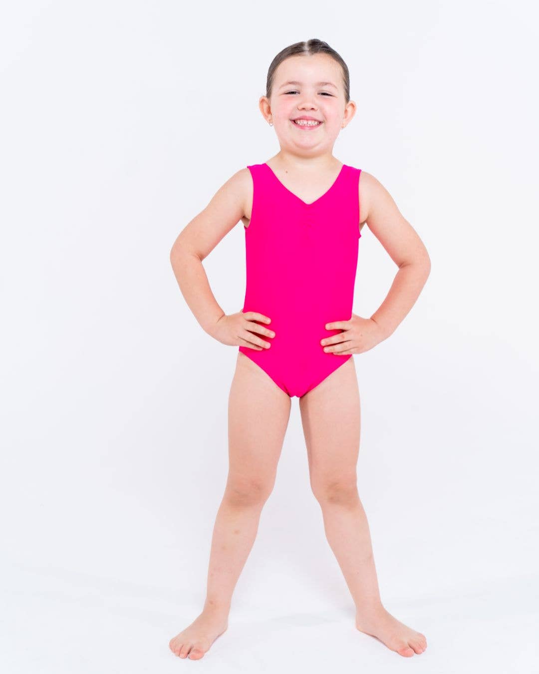 Total Dance - Essential Gathered Front Leotard - High Back