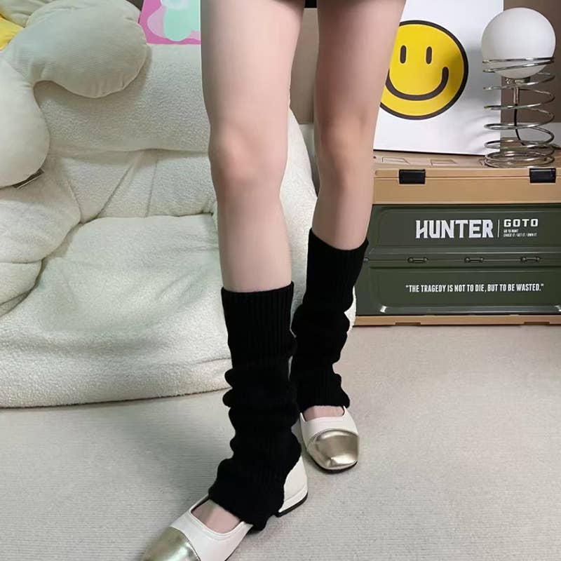 Soft Knit Slouch Leg Warmers