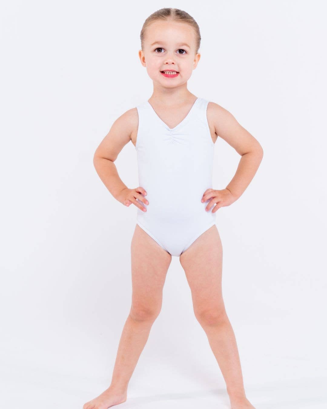 Total Dance - Essential Gathered Front Leotard - High Back