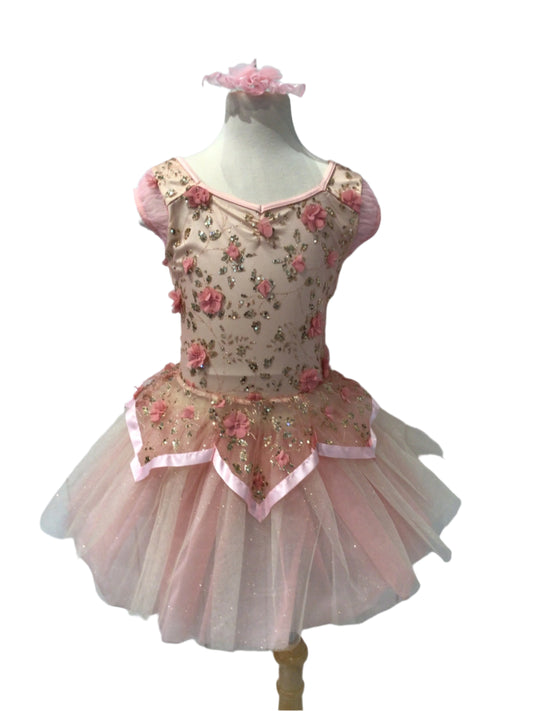 Pink Flower Romantic Tutu