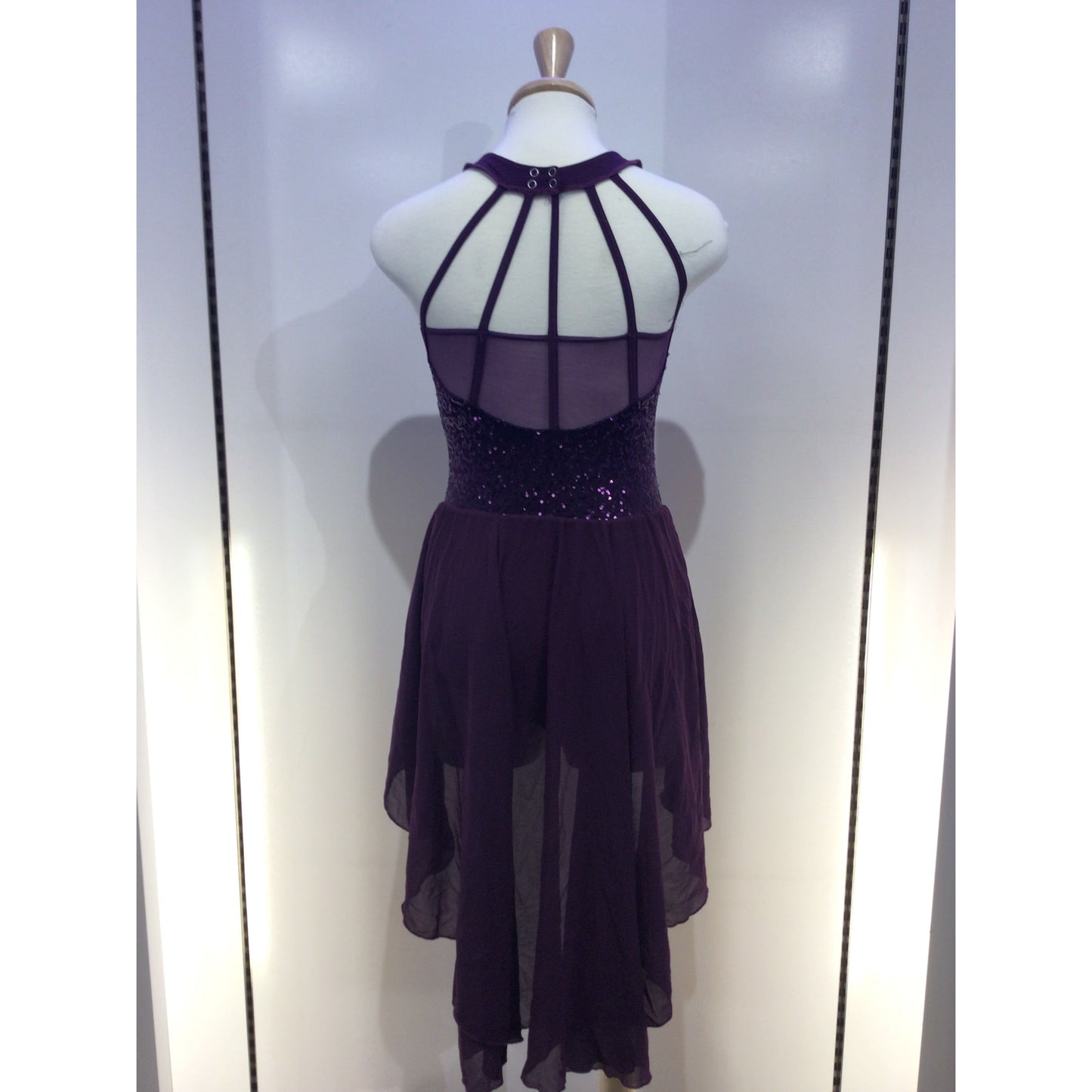 Purple Lyrical Halter Dress