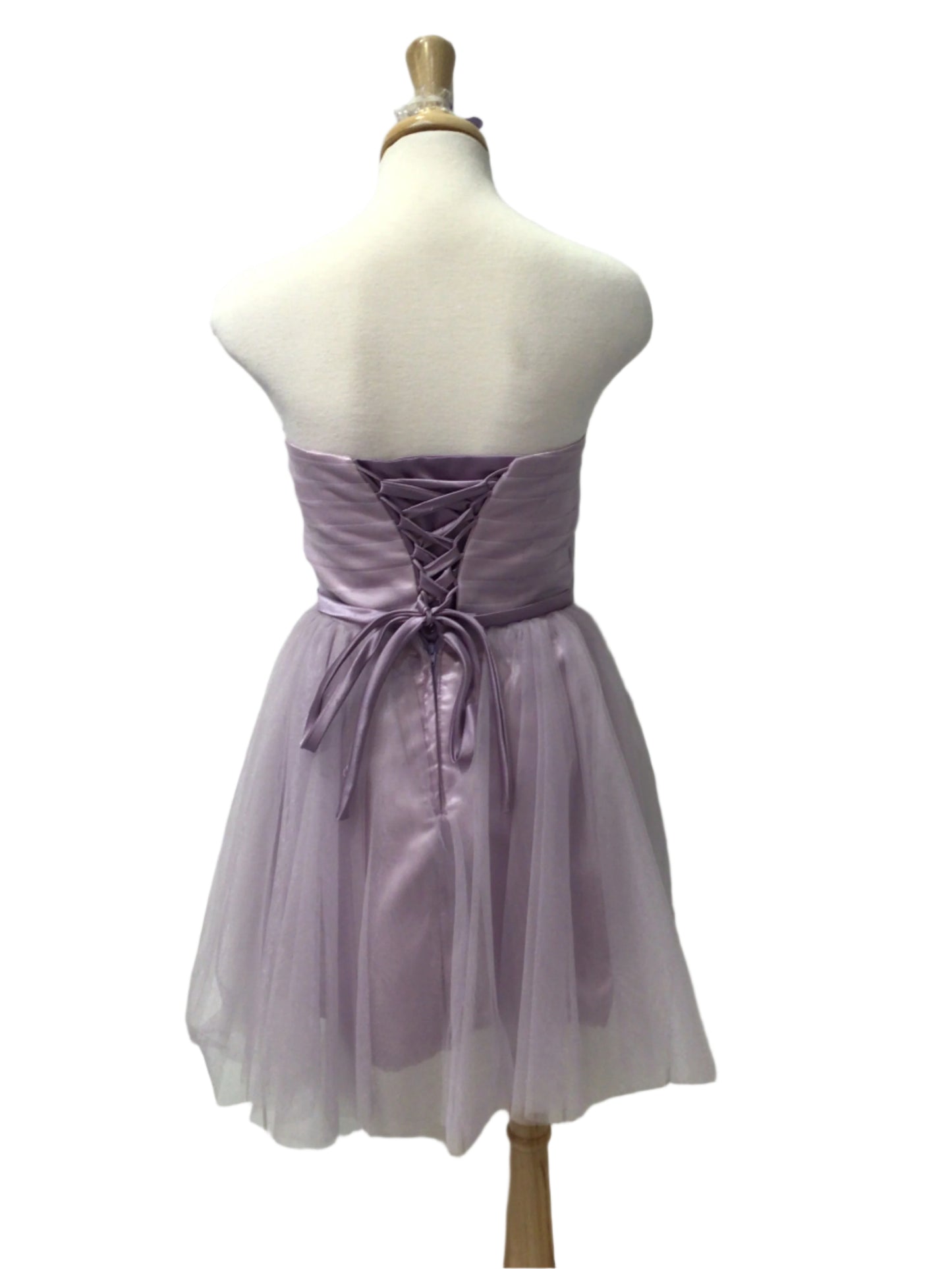 Lavender Strapless Dress