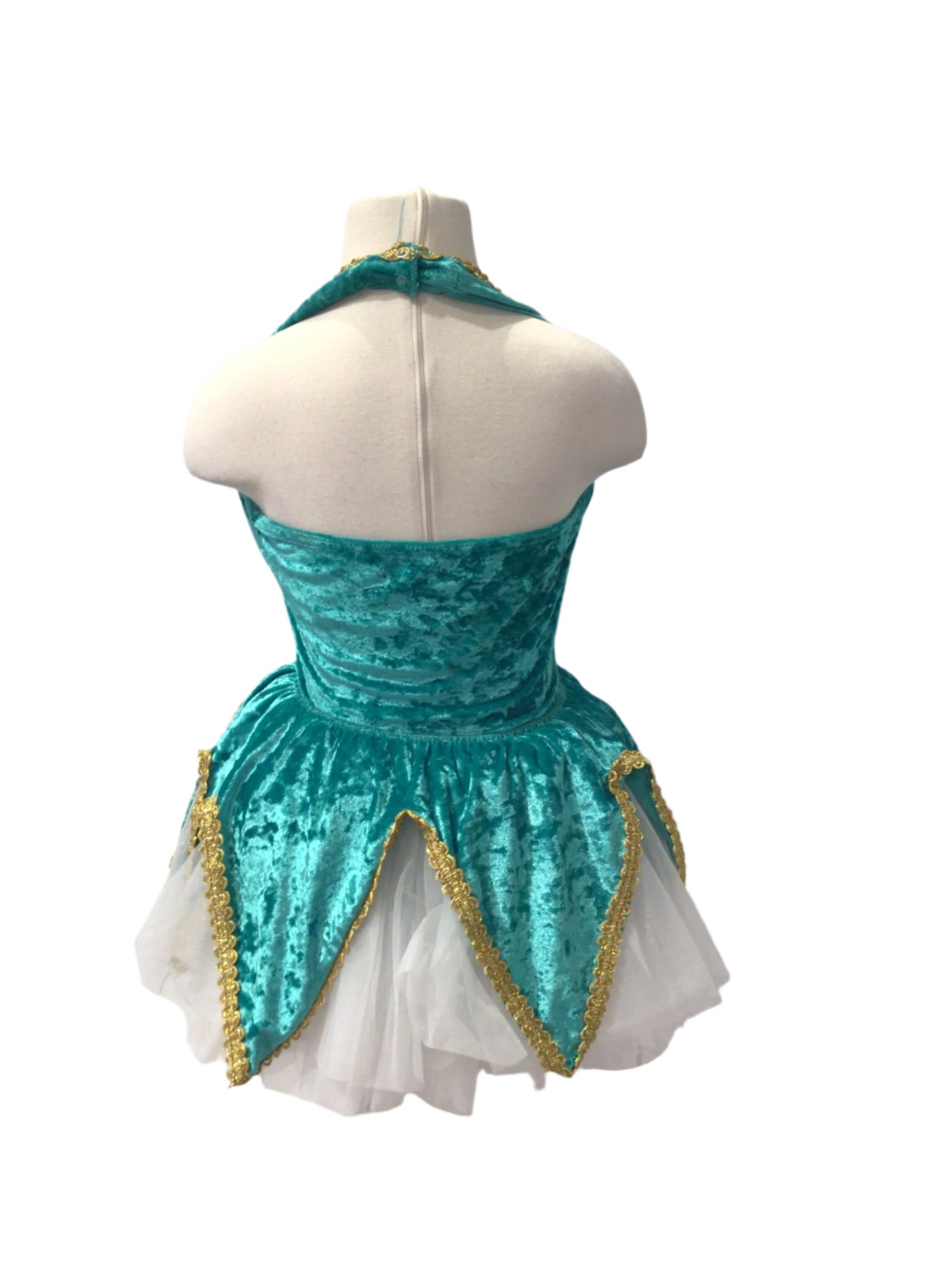 Teal Crushed Velvet Tutu