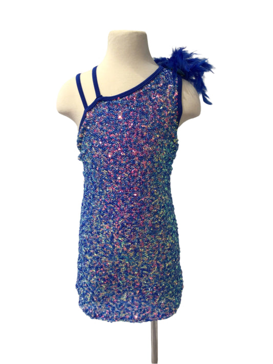 Royal Blue Iridescent Jazz Dress