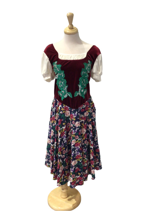 Burgundy Ballet Dress