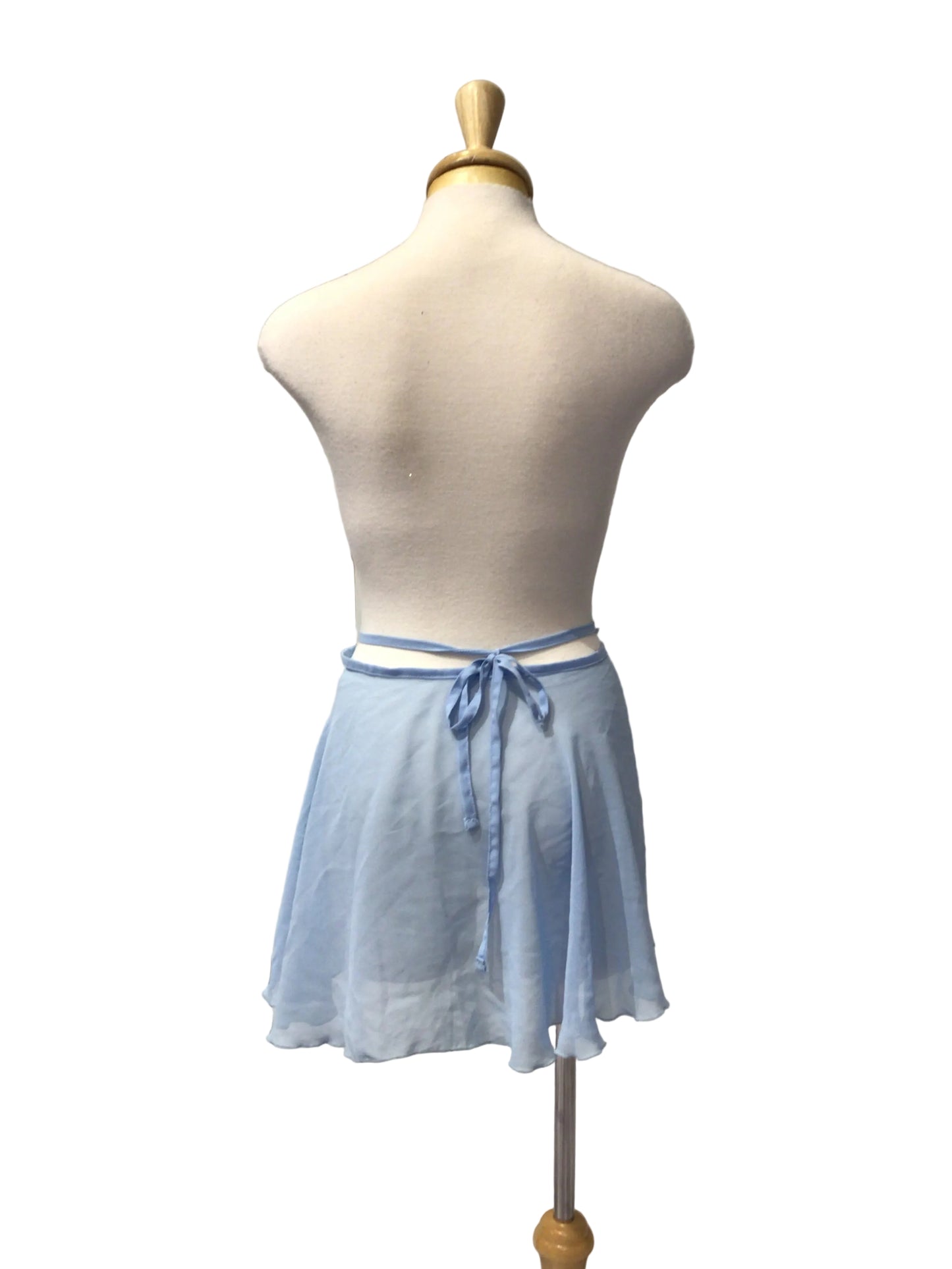 Light Blue Wrap Skirt