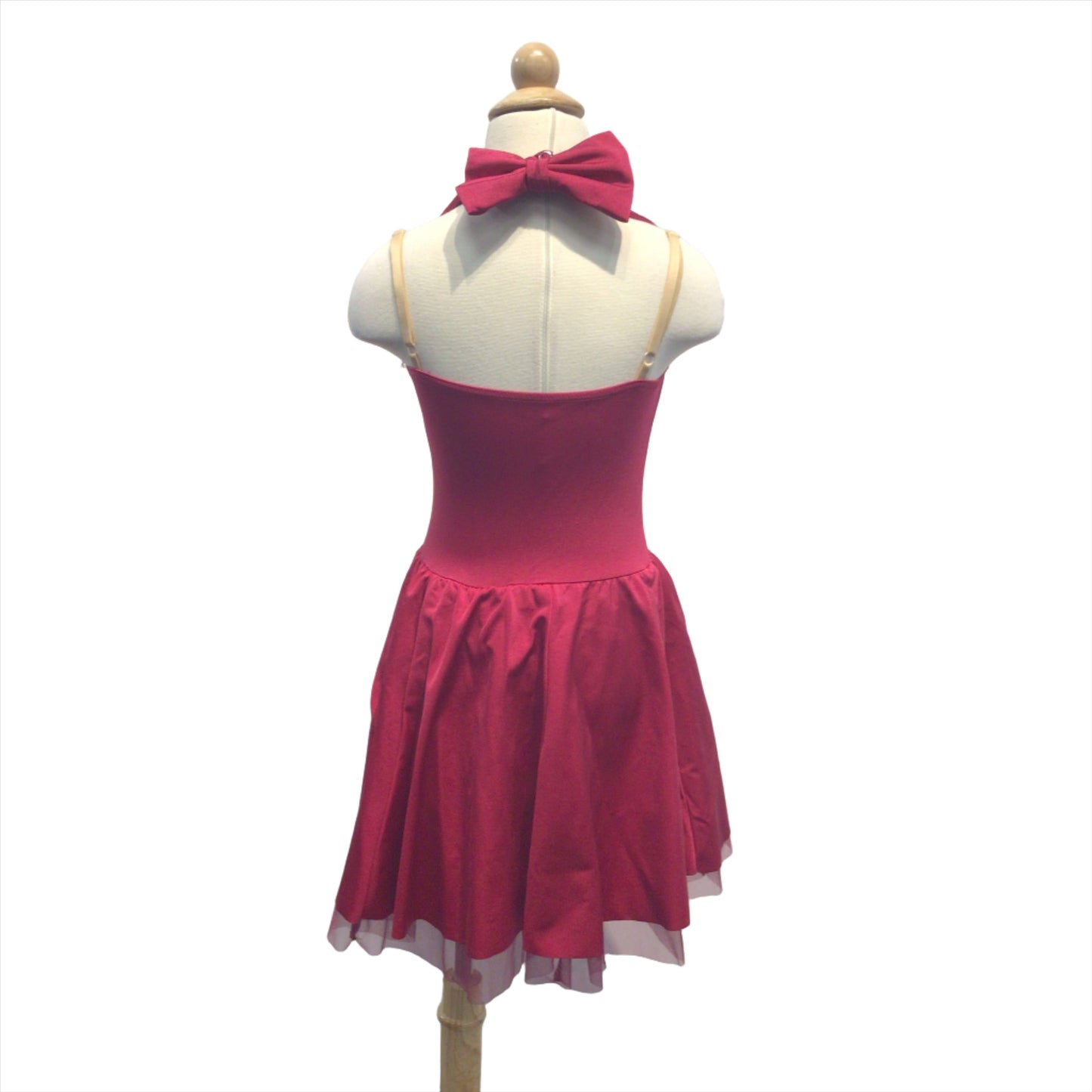 Red Halter Short Dress