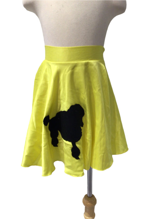 Yellow Poodle Skirt